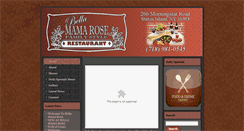 Desktop Screenshot of bellamamarose.com